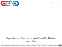 Tablet Screenshot of globaldetectiongroup.com